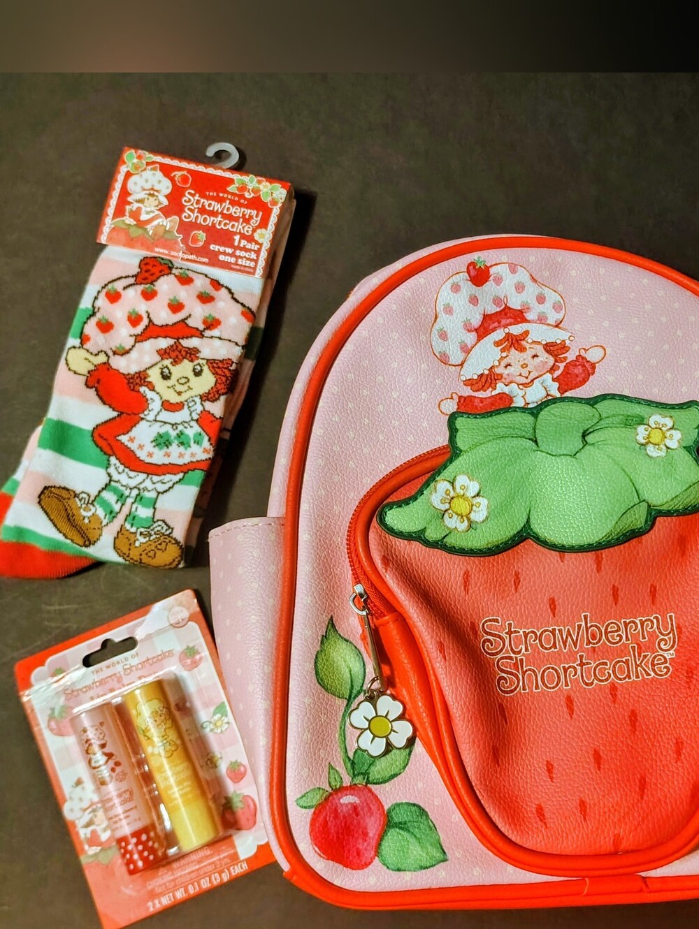Strawberry Shortcake Pink & Red Backpack Bundle